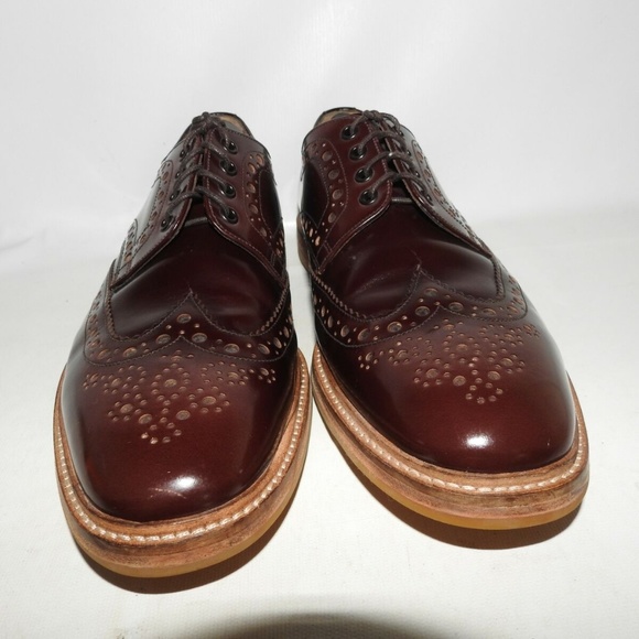 Loake Sz 11.5M Brown Leather Oxfords Mens R4C24